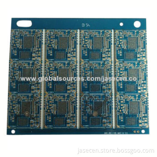 4-layer PCB, through and half via PCB, PCB module with immersion gold